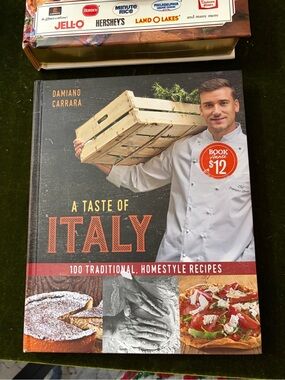 A Taste of Italy Cookbook by - Gray Cover
